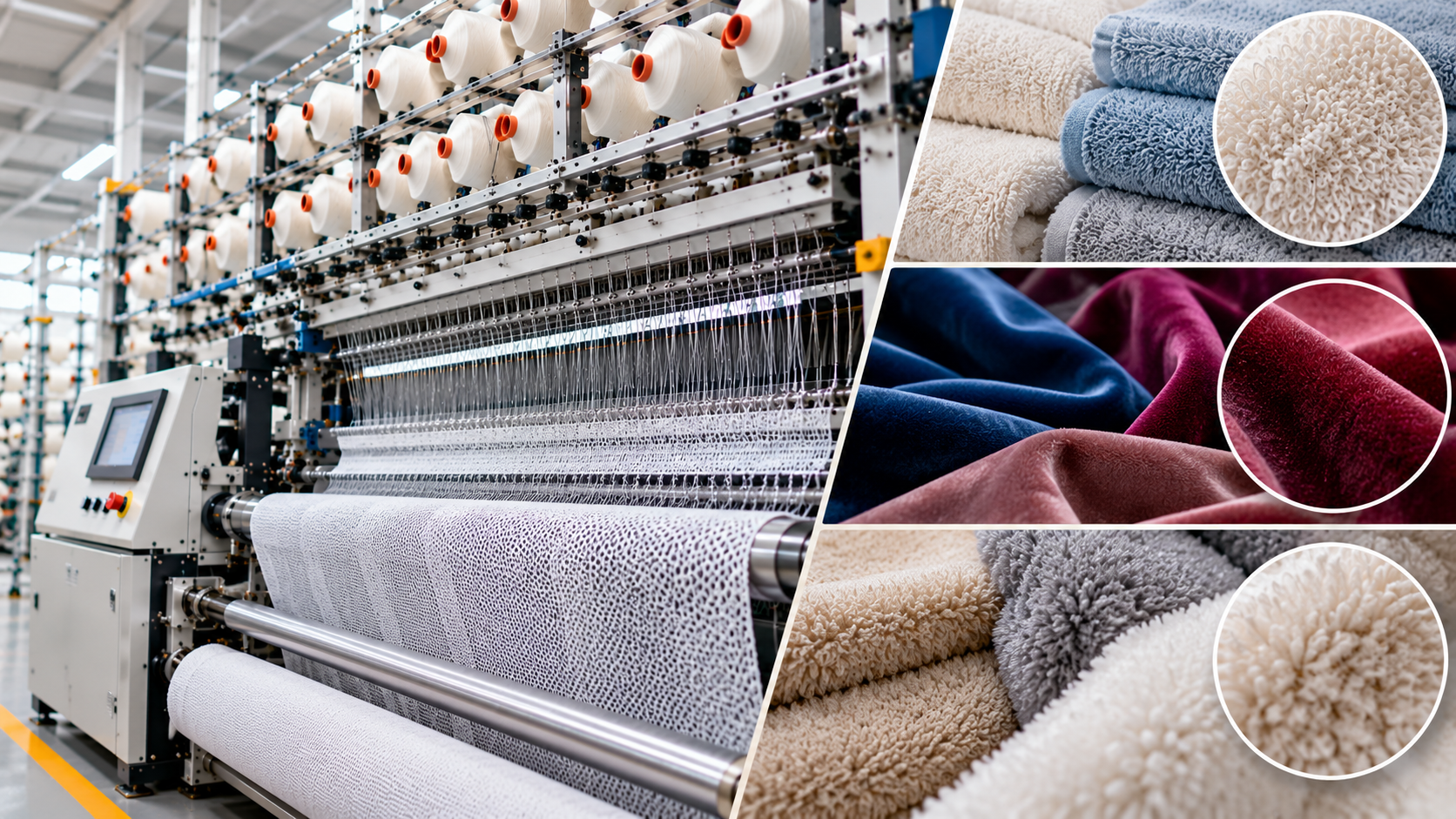 Which Warp Knitting Machine Is Suitable for Terry, Velvet, or Pile Fabrics?
